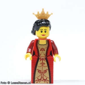 cas469 Kingdoms - koningin met zwart haar NIEUW *0M0000