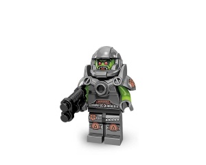 col09-11 Alien met dubbellloops pistool NIEUW *0M0000