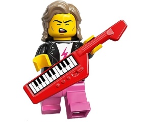 col20-14 Musicus met keytar en standaard NIEUW *0M0000