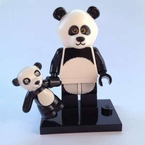 coltlm-15 Man in pandapak met baby panda NIEUW *0M0000 - Img 2