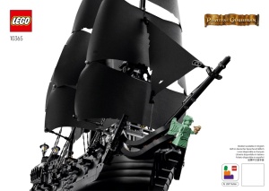 INS10365 10365 BOUWBESCHRIJVING- Captain Jack Sparro's Pirate NIEUW *