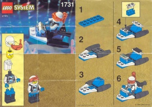 INS1731-G 1731 BOUWBESCHRIJVING- Ice Planet Scooter gebruikt *LOC RBS