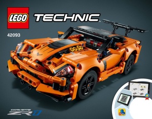 INS42093 42093 BOUWBESCHRIJVING- Chevrolette Corvette NIEUW *