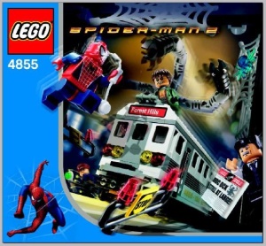 INS4855-G 4855 BOUWBESCHRIJVING- Spider-Man's Train Rescue gebruikt *