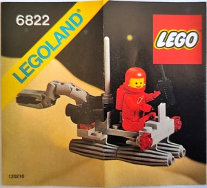 INS6822-G 6822 BOUWBESCHRIJVING- Space Digger gebruikt *LOC RBL