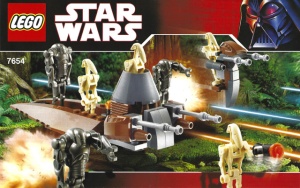 INS7654 7654 BOUWBESCHRIJVING- Droids Battle Pack NIEUW *LOC RBSW
