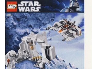 INS8089-G 8089 BOUWBESCHRIJVING- Hoth Wampa Cave gebruikt *LOC 6216
