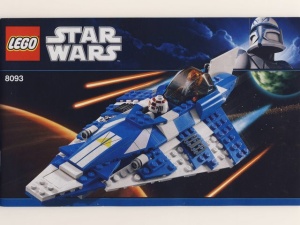 INS8093-G 8093 BOUWBESCHRIJVING- Plo Koon's Jedi Starfighter gebruikt *LOC 6221