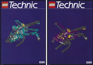 INS8269-Gb 8269 BOUWBESCHRIJVING- Cyber Stinger, MET GAATJES (2 boekjes) gebruikt *