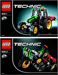 INS8281-G 8281 BOUWBESCHRIJVING- Mini Tractor (2 boekjes) gebruikt *