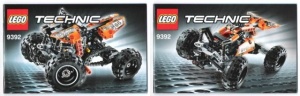 INS9392-G 9392 BOUWBESCHRIJVING- Quad Bike (2 boekjes) gebruikt *