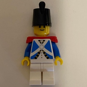 pi061aG Imperial Soldier Rode epauletten zonder rugtas gebruikt *0M0000