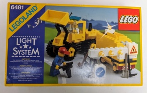 Set 6481 Set 6481 Construction Crew, met doos en plastic inlay in mooie staat (99% compleet) gebruikt * - Img 1