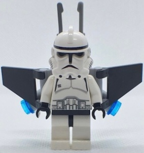 sw0127 Star Wars:Cloone Trooper Ep. 3 met Jet pack op rug NIEUW *0M0000