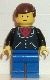 trn101G Suit met 3 Buttons Zwarte - blauw benen, bruine Male Hair gebruikt *0M0000