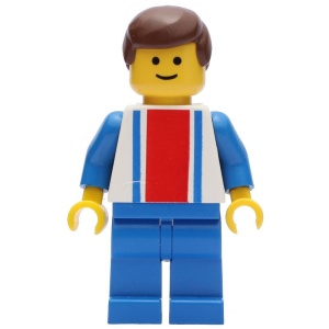 ver001G Vertical Lines rode & blauw - blauw armen - blauw benen, bruine Male Hair gebruikt *0M0000