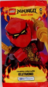 VZNIN10 Verzamelkaarten: Ninjago Serie 10 BLUTMOND, pakje van 6 kaarten. NIEUW *