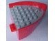x145c01-5G Boeg 5x6x3 1/3 (rompdeel) lichtgrijs dek (PAKKETZENDING1 rood gebruikt *