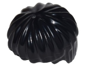 x219-11 Haar, bowl cut zwart NIEUW *0L0000