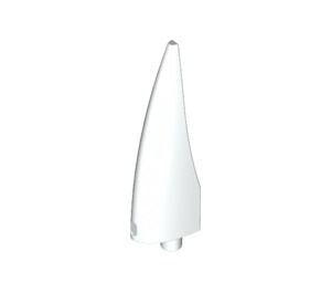 11089-1 Flexibele hoorn middengroot hol wit NIEUW *0K000