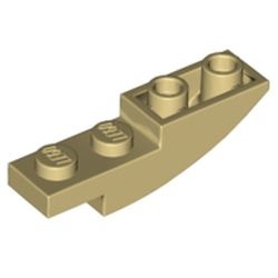 13547-2 Omgekeerde dakpan 4x1 rond crème NIEUW *1B105