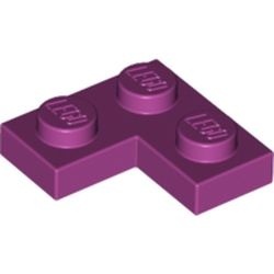 2420-71 Platte plaat 2x2 hoek magenta NIEUW *1B226