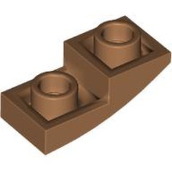 24201-150 Omgekeerde dakpan 2x1 rond caramel, midden NIEUW *1B105