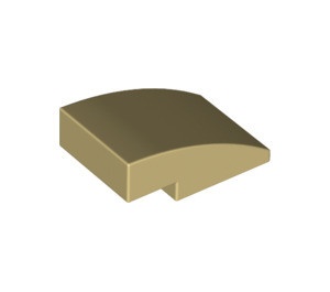 24309-2 Dakpan rond 3x2 geen noppen afgerond crème NIEUW *1B103