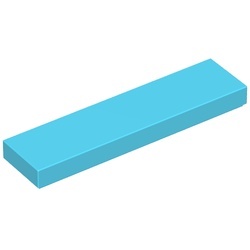 2431-72 Tegel 1x4 blauw, Maersk NIEUW *1B113