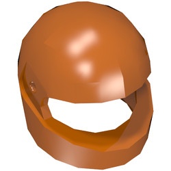 2446-68 Integraalhelm (vizier: zie INFO 2447) oranje, donker NIEUW *0L0000