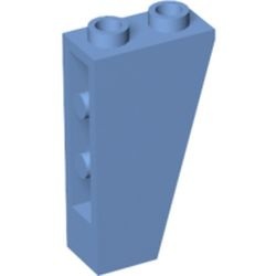 2449-42 Omgekeerde dakpan 75 graden 2x1x3 blauw, midden NIEUW *1B244