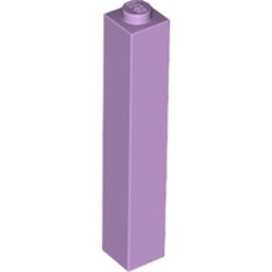 2453b-154 Steen 1x1x5 DICHTE nop lavender, licht NIEUW *5K0000