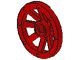 2470-5 Wiel Kasteel klein (27mm diameter) rood NIEUW *