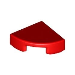 25269-5 Tegel 1/4 rond rood NIEUW *1B140
