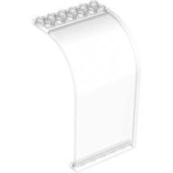2572-12 Ruit 6x6x9 gebogen top PAKKETPOST transparant NIEUW *
