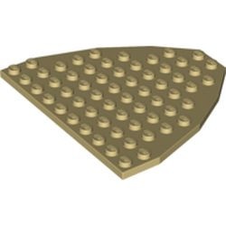 2621-2 Boegplaat 9x10 crème NIEUW *5A011