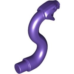 28588-89 Slangenhoofd met open mond paars, donker NIEUW *0D000