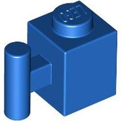 2921-7 Steen 1x1 met handvat blauw NIEUW *1B032