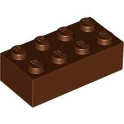3001-88 Steen 2x4 bruin, roodachtig NIEUW *5K0000