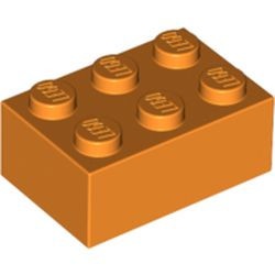 3002-4 Steen 2x3 oranje NIEUW *5K0000