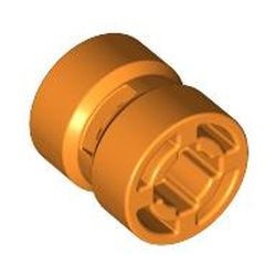 30027b-4G Wiel klein 8x9mm breed asgat (raceauto) oranje gebruikt *5W000