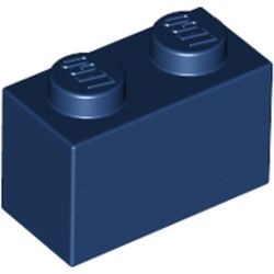 3004-63G Steen 1x2 blauw, donker gebruikt *1A010