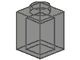 3005-13 Steen 1x1 transparant bruin (kleurnaam was: trans ZWART) NIEUW *1B003