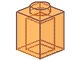 3005-98 Steen 1x1 transparant oranje NIEUW *1B003