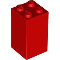 30145-5 Steen 2x2x3 rood NIEUW *5K0000