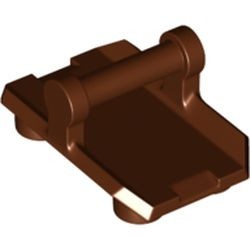 30166-88 Plaat omgekeerd 2x3 met 4 noppen en hendel bruin, roodachtig NIEUW *5C019