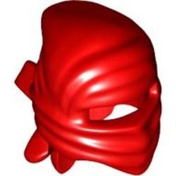 30177-5G Ninja hoofddoek rood gebruikt *0L0000