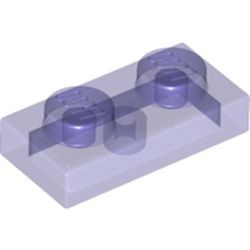 3023-51 Platte plaat 1x2 transparant paars NIEUW *1B168