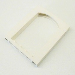 30257-1G Poort 1x6x6 boog bovenin wit gebruikt *