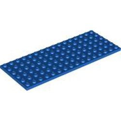 3027-7G Platte plaat 6x16 blauw gebruikt *1A047
